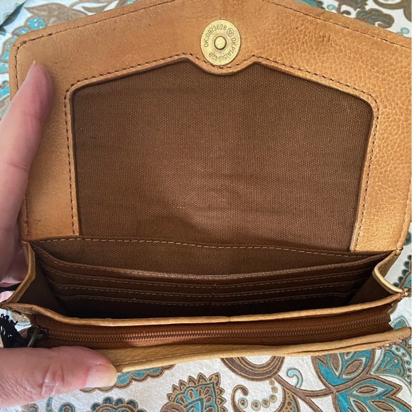 Frye Alessi Studded Continental Leather Wallet - Picture 5 of 8